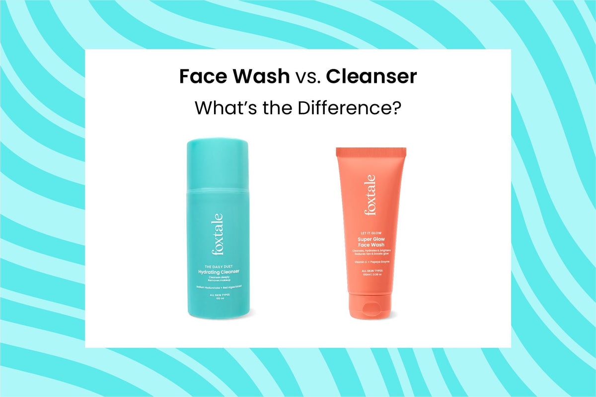 difference between face wash & cleaner