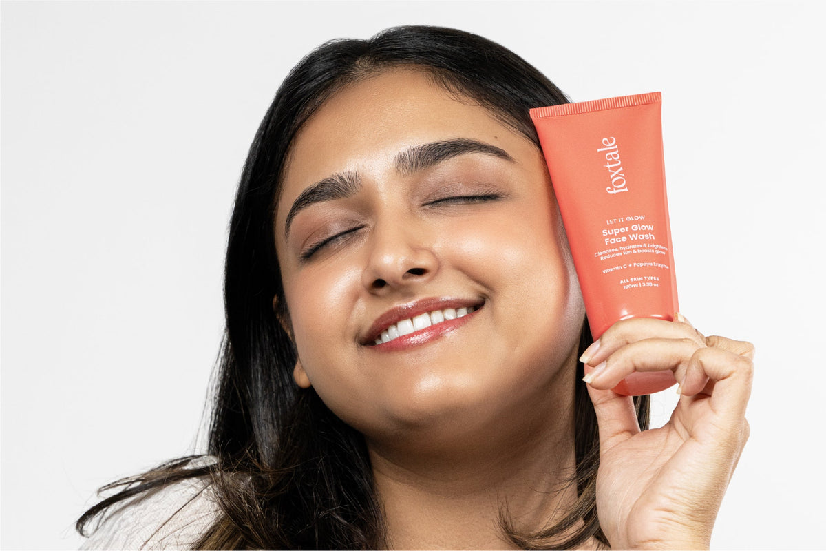 Foxtale's papaya face wash for glow