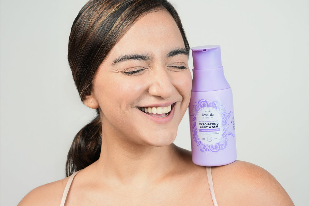 benefits of exfoliating body wash for skin