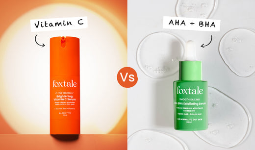 Difference between Vitamin C and AHA BHA serums
