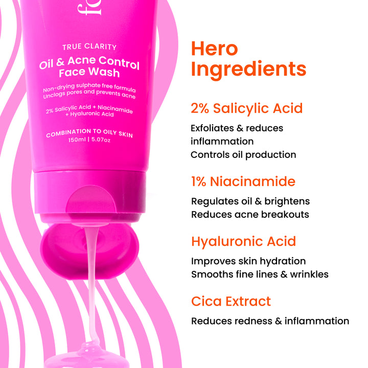 Oil & Acne Control Face Wash
