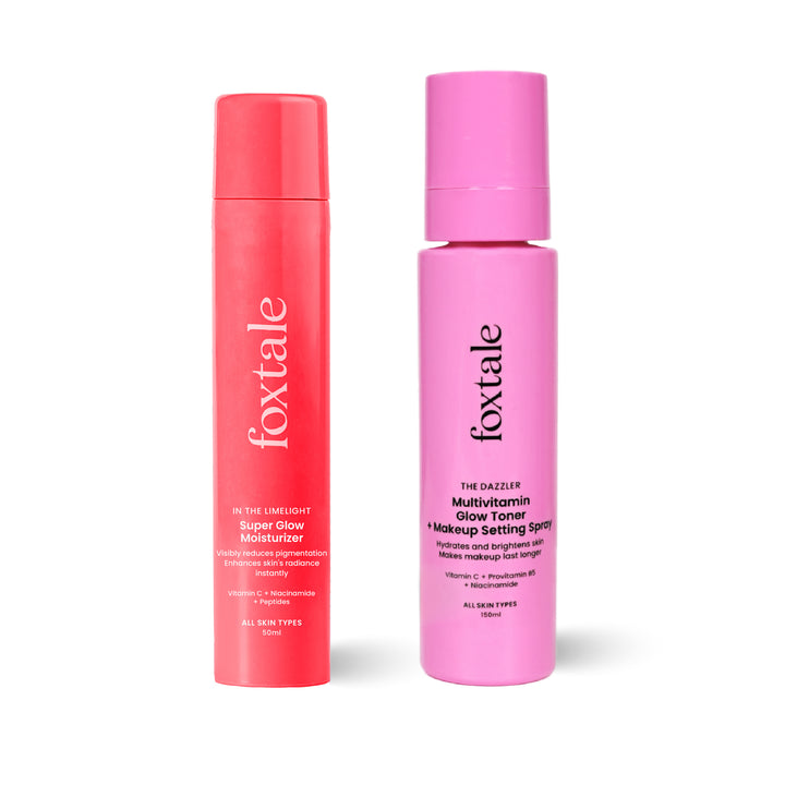 Super glow moisturizer and Glow toner