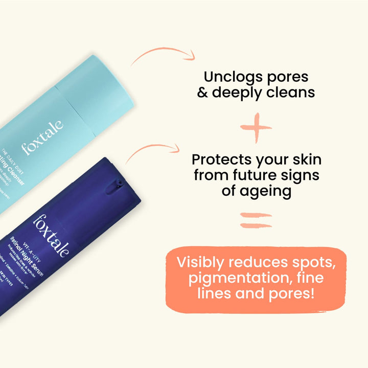 Visibly Reduces spots, Pigmentation, Fine lines and pores