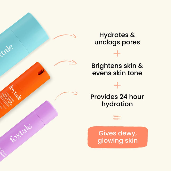 Hydraglow trio gives you Dewy glowing skin 