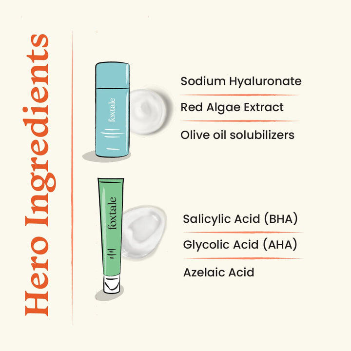 Hero ingredients in the products 